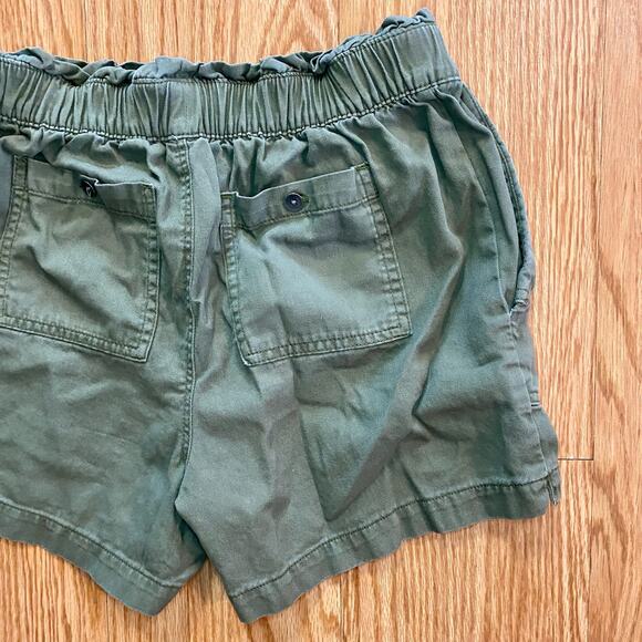 Old Navy Olive Green Soft Utility Alpine Tundra Paper Bag Shorts Womens XSmall - Picture 8 of 14
